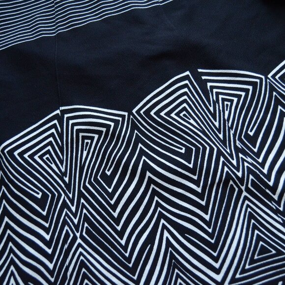 Ali Miles Black White Babydoll Jacket Size XL - Picture 11 of 11